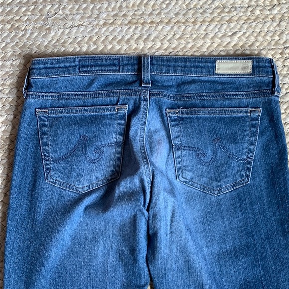 AG The Stilt Roll Up Cigarette Jean Distressed 27 - Picture 4 of 6